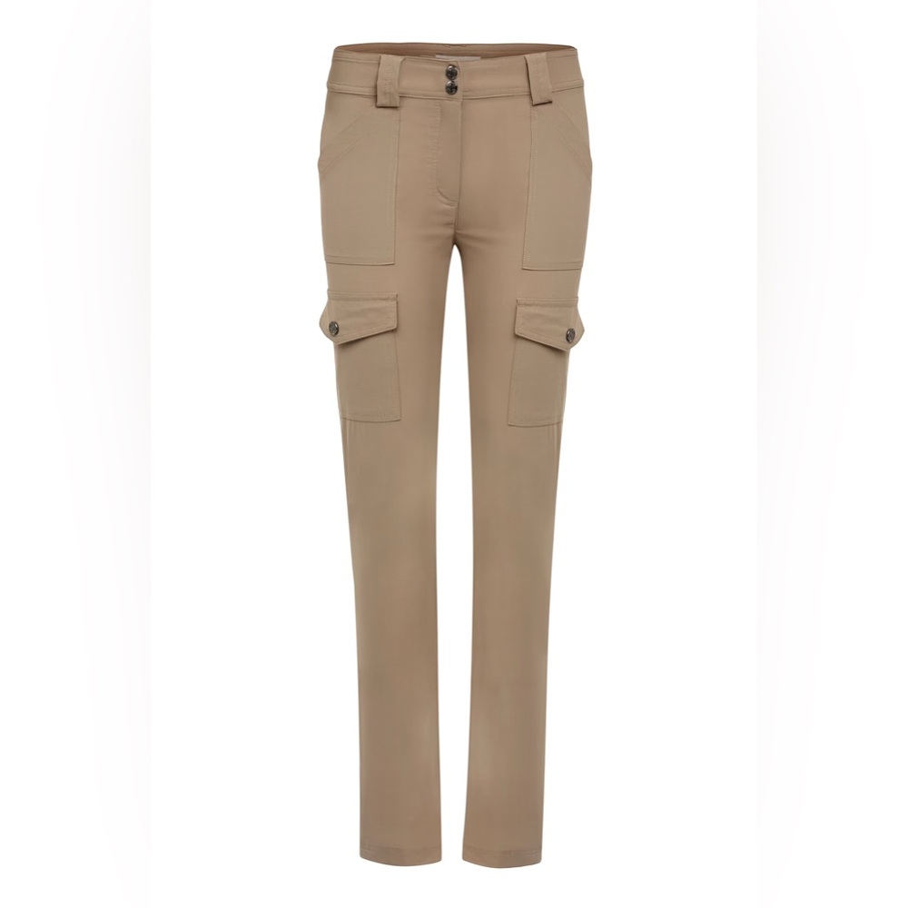 Anatomie The Kate Khaki Skinny Cargo Travel Slimming Stretch Chic Slim Pant XL - Picture 5 of 12